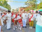 ร่วมขบวนแห่ผ้าพระบฏ ณ สนามหน้าเมืองนครศรีธรรมราช ไปยังวัดพร